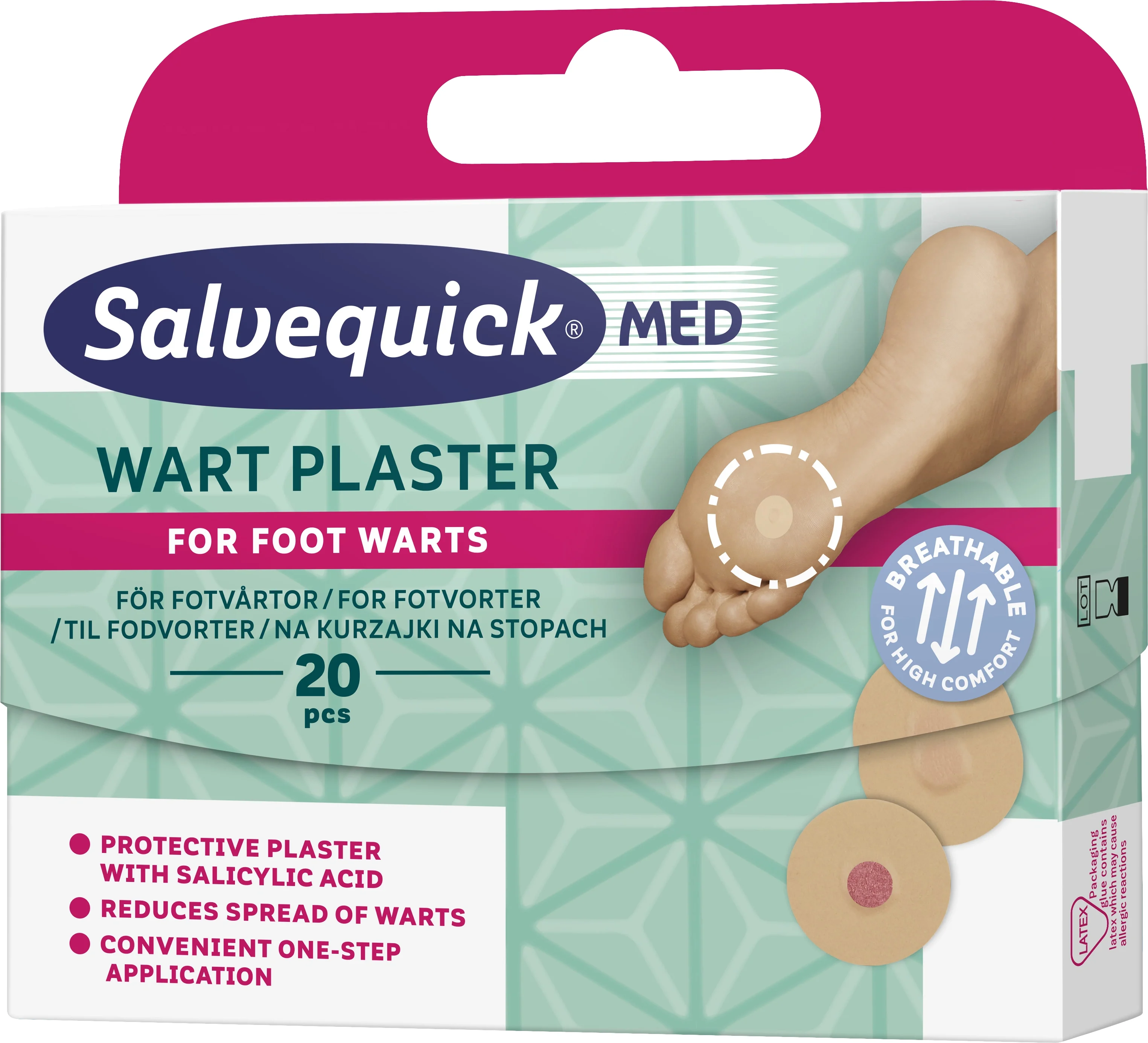 Salvequick MED Wart Plaster 20 st från Salvequick – köp hos Apotek Hjärtat