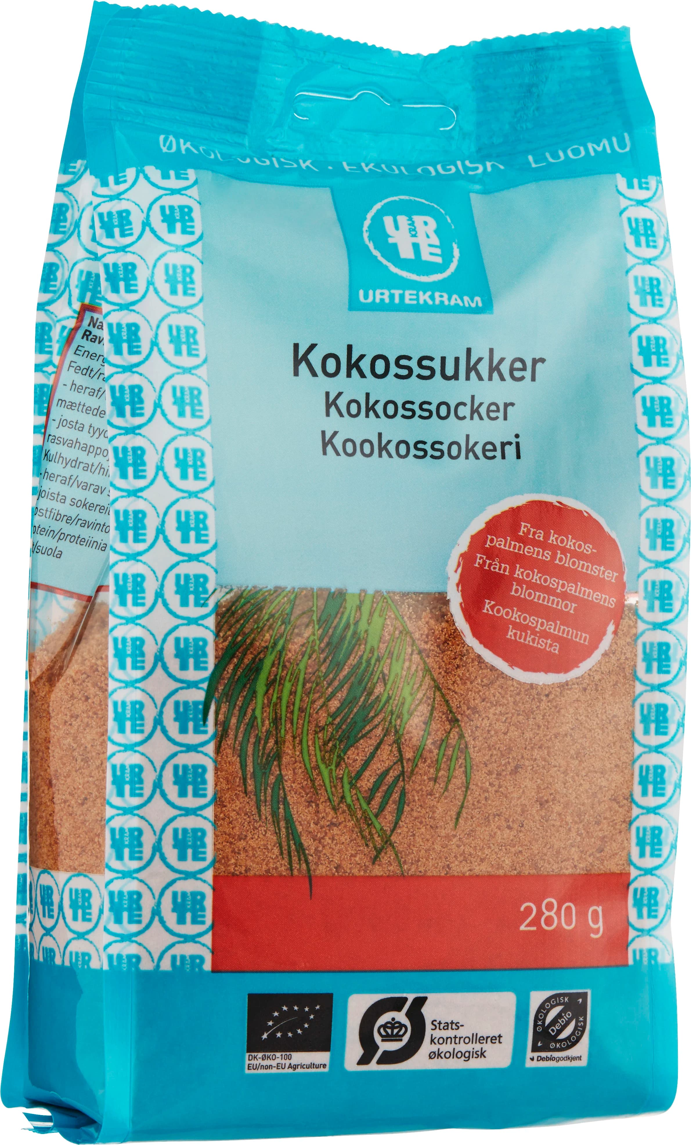Urtekram Kokos Socker Eko från Urtekram – köp hos Apotek Hjärtat