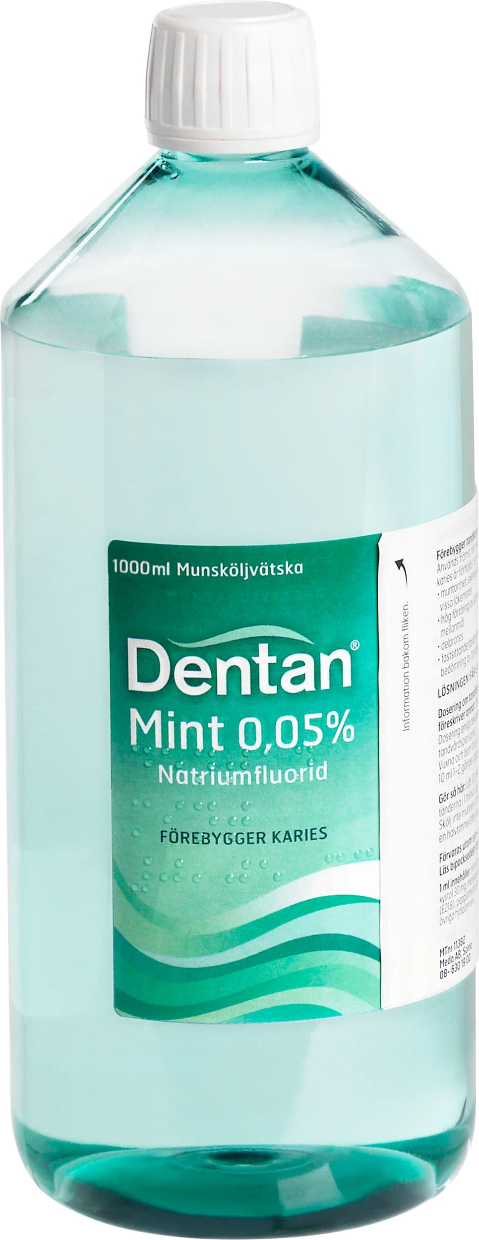 Dentan Mint munskölj 0,05 % 1000 ml från Dentan – köp hos Apotek Hjärtat