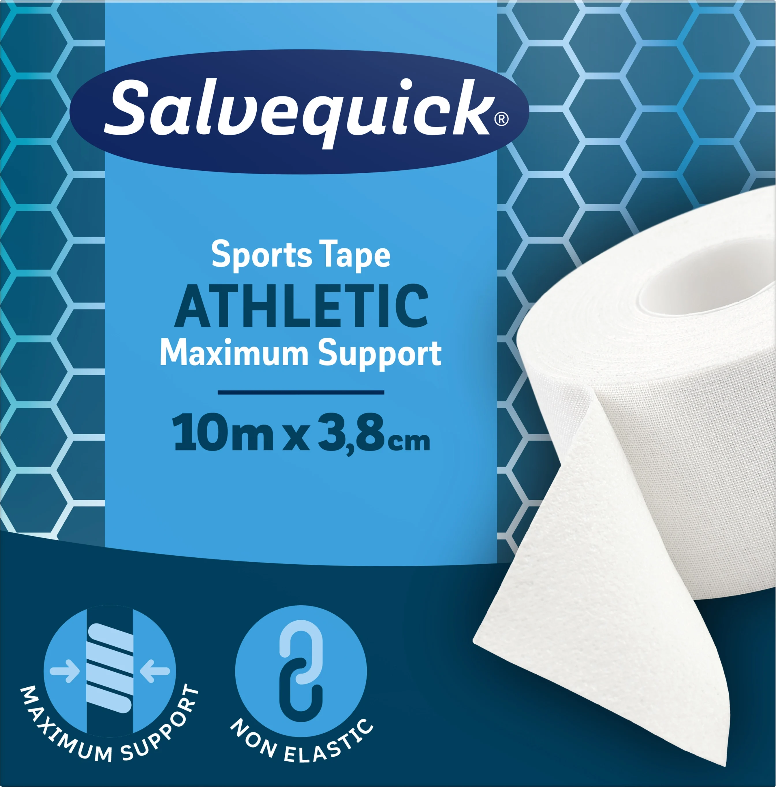 Salvequick Sport Tape 10 m x 3,8 cm från Salvequick – köp hos Apotek Hjärtat