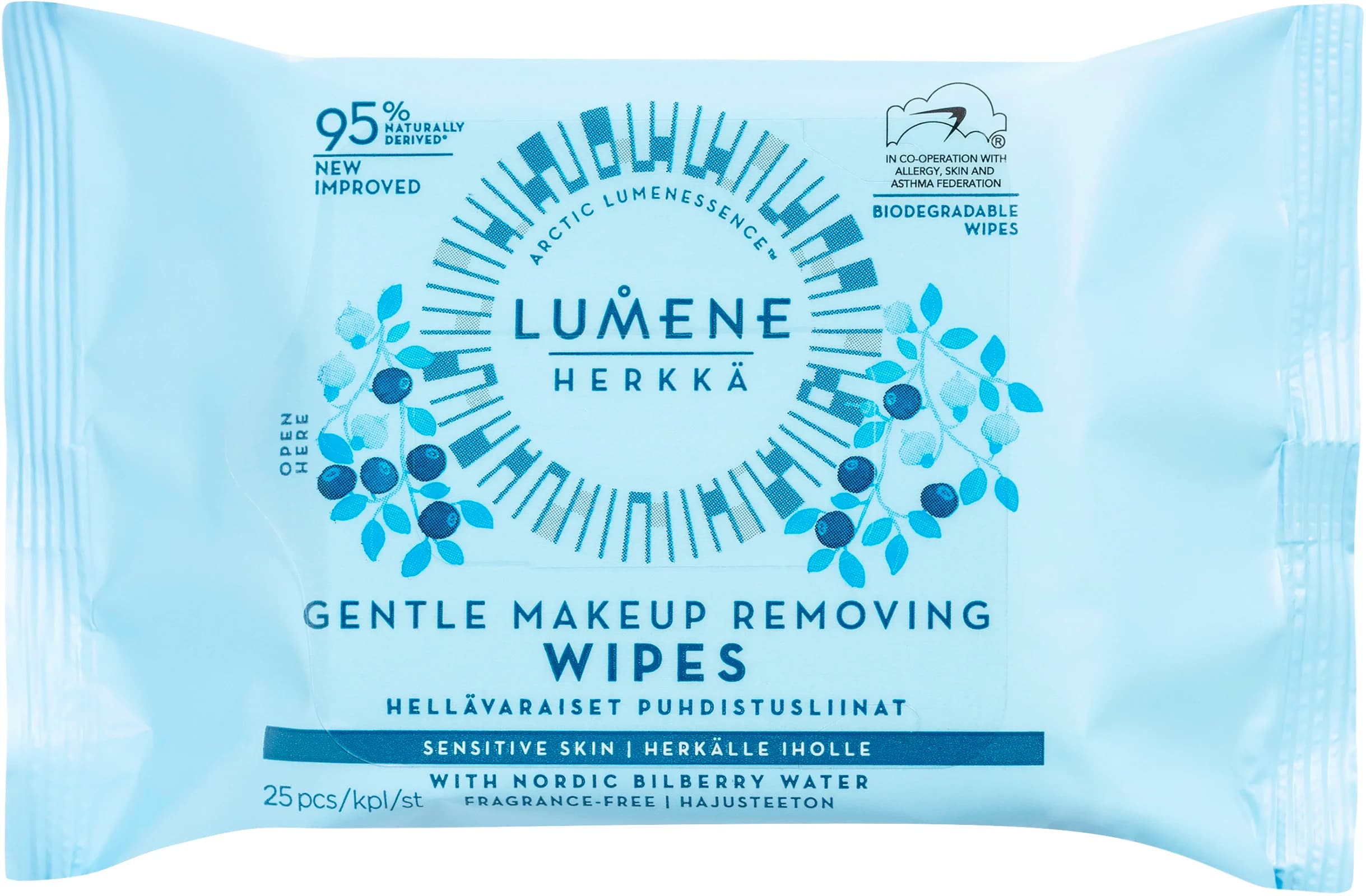 Lumene Herkkä Gentle Makeup Removing Wipes 25 st från Lumene – köp hos Apotek Hjärtat