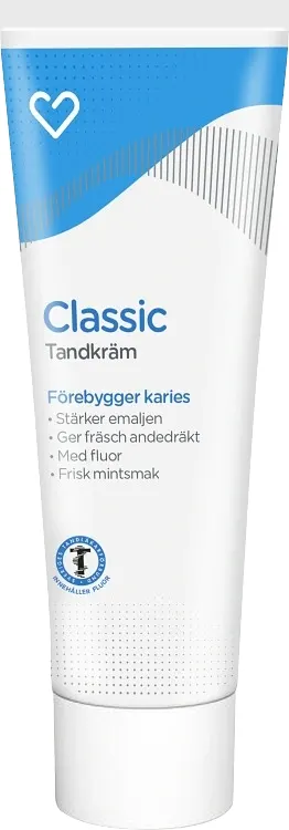 Hjärtats Tandkräm Classic 75 ml från Hjärtats – köp hos Apotek Hjärtat
