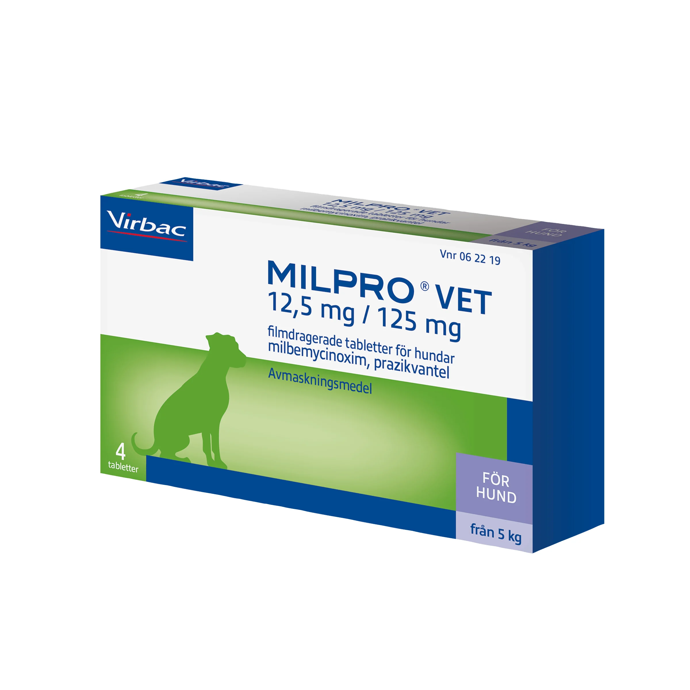 Milpro vet för hundar (>5 kg) 4 tabletter från Milpro Vet – köp hos Apotek Hjärtat