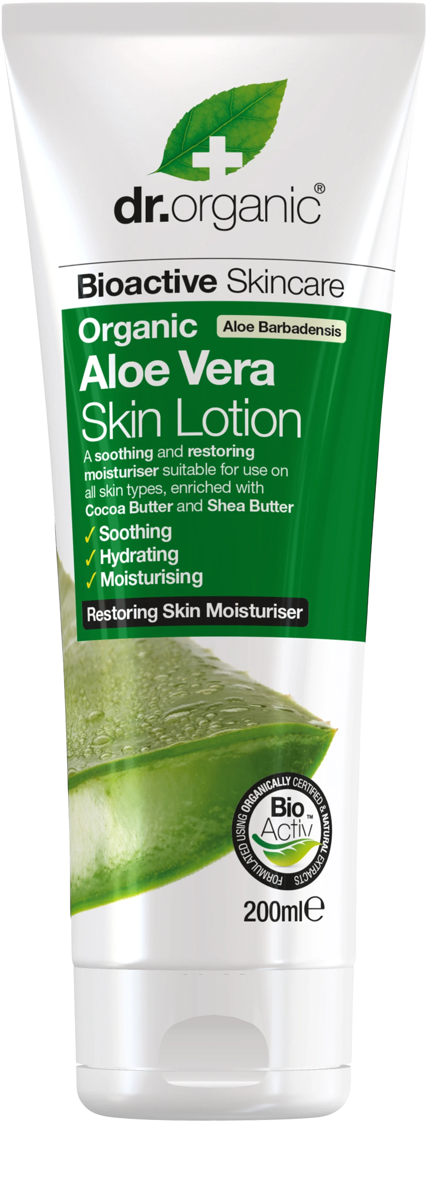 Dr. Organic Aloe Vera Skin Lotion 200 ml från Dr.Organic – köp hos Apotek Hjärtat
