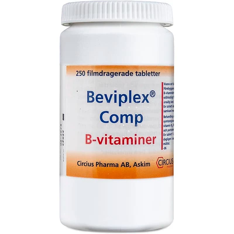 Beviplex Comp filmdragerad tablett 250 st från Beviplex – köp hos Apotek Hjärtat