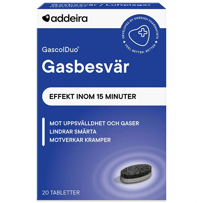 Addeira GascolDuo Tablett 20 st från Addeira – köp hos Apotek Hjärtat