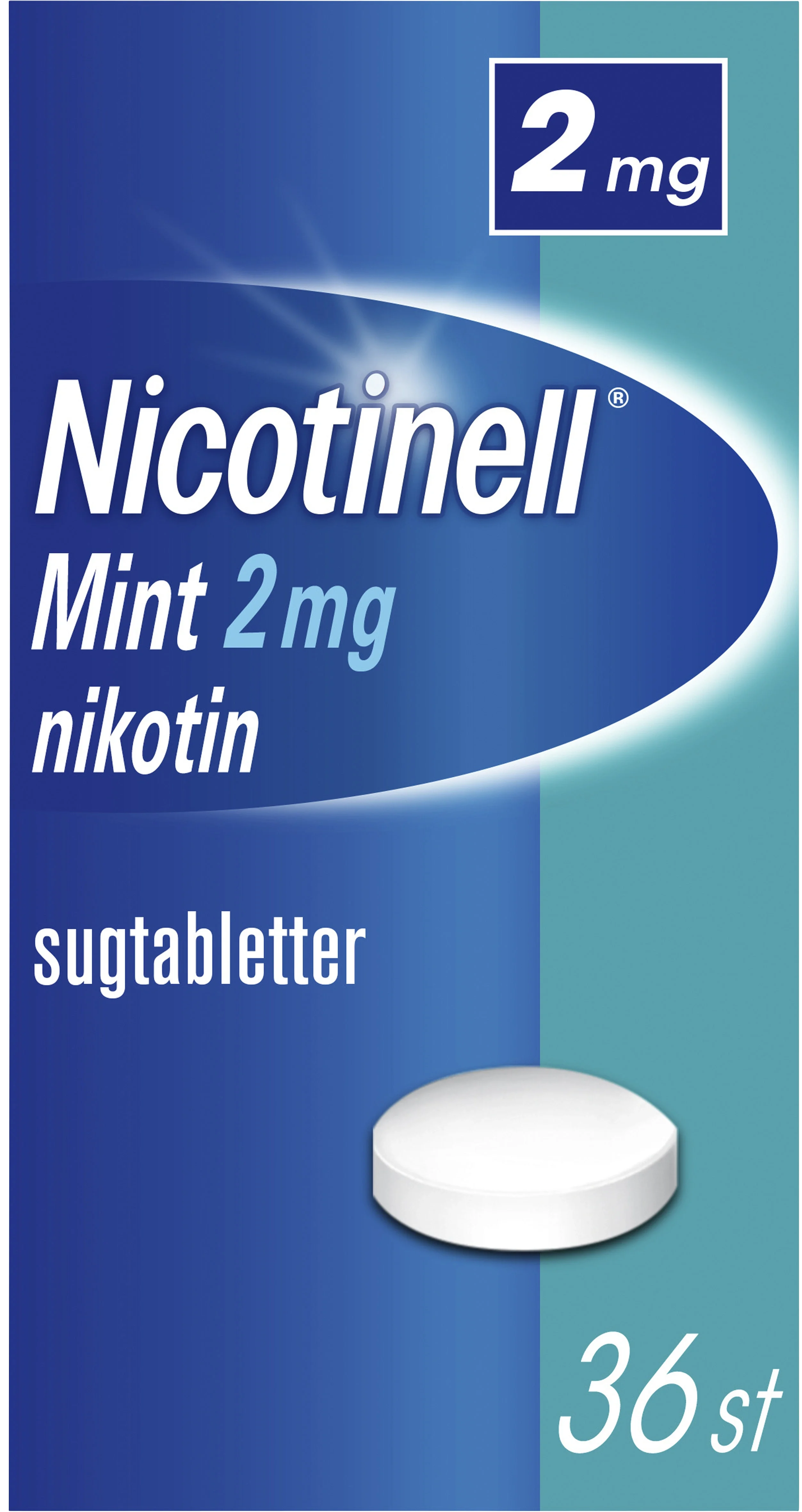 Nicotinell Mint komprimerad sugtablett 2 mg 36 st från Nicotinell – köp hos Apotek Hjärtat