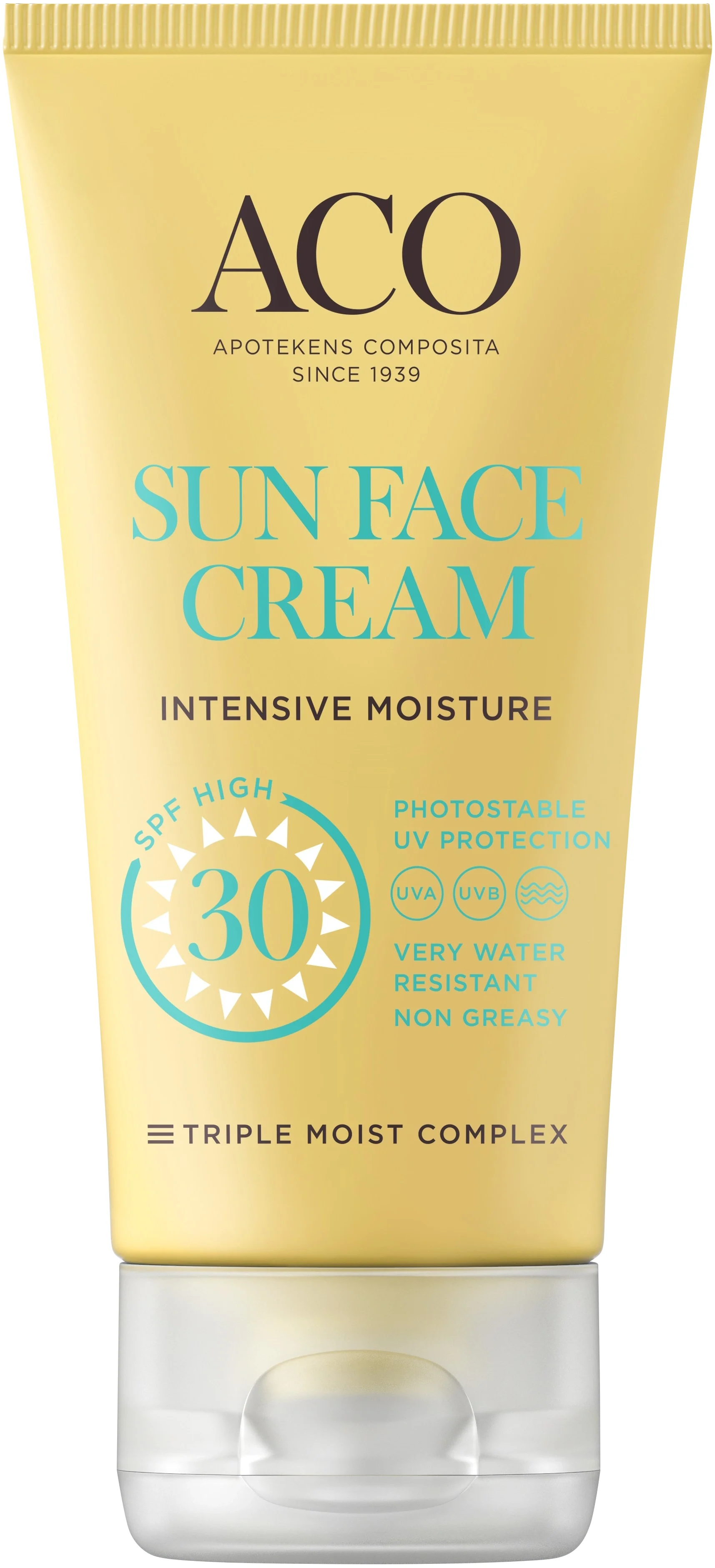ACO Sun Face Cream SPF 30, 50 ml från ACO – köp hos Apotek Hjärtat