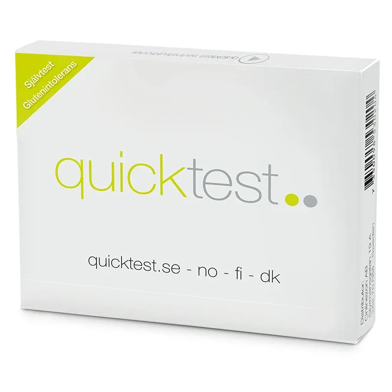 Quicktest Gluten Självtest från Quicktest – köp hos Apotek Hjärtat