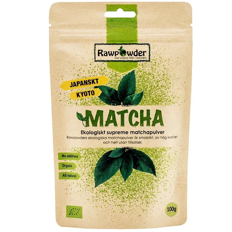 Rawpowder Matchapulver Supreme 100 g från Rawpowder – köp hos Apotek Hjärtat