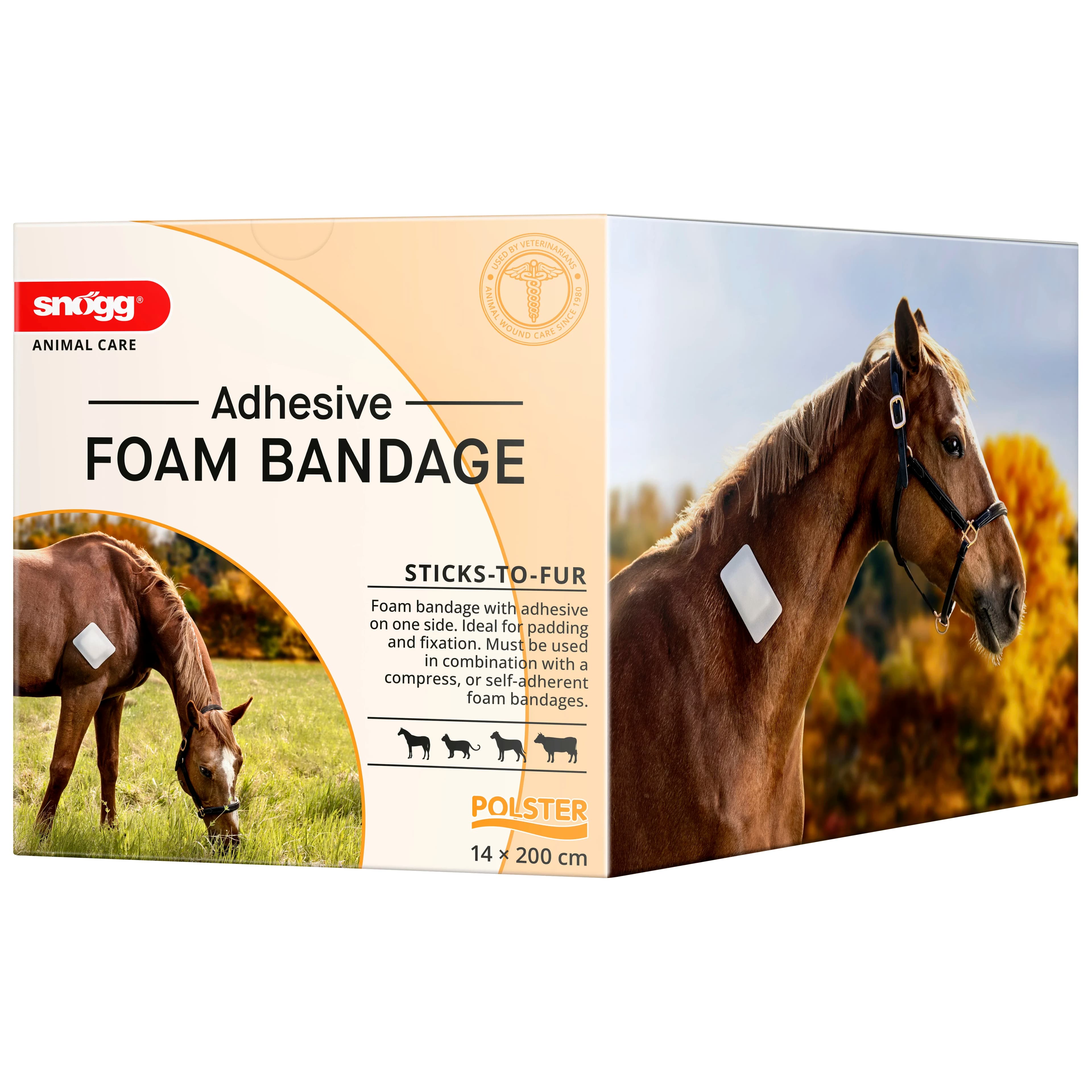 Snögg Foam Bandage Adhesive 14 cm x 2 m från Snögg – köp hos Apotek Hjärtat