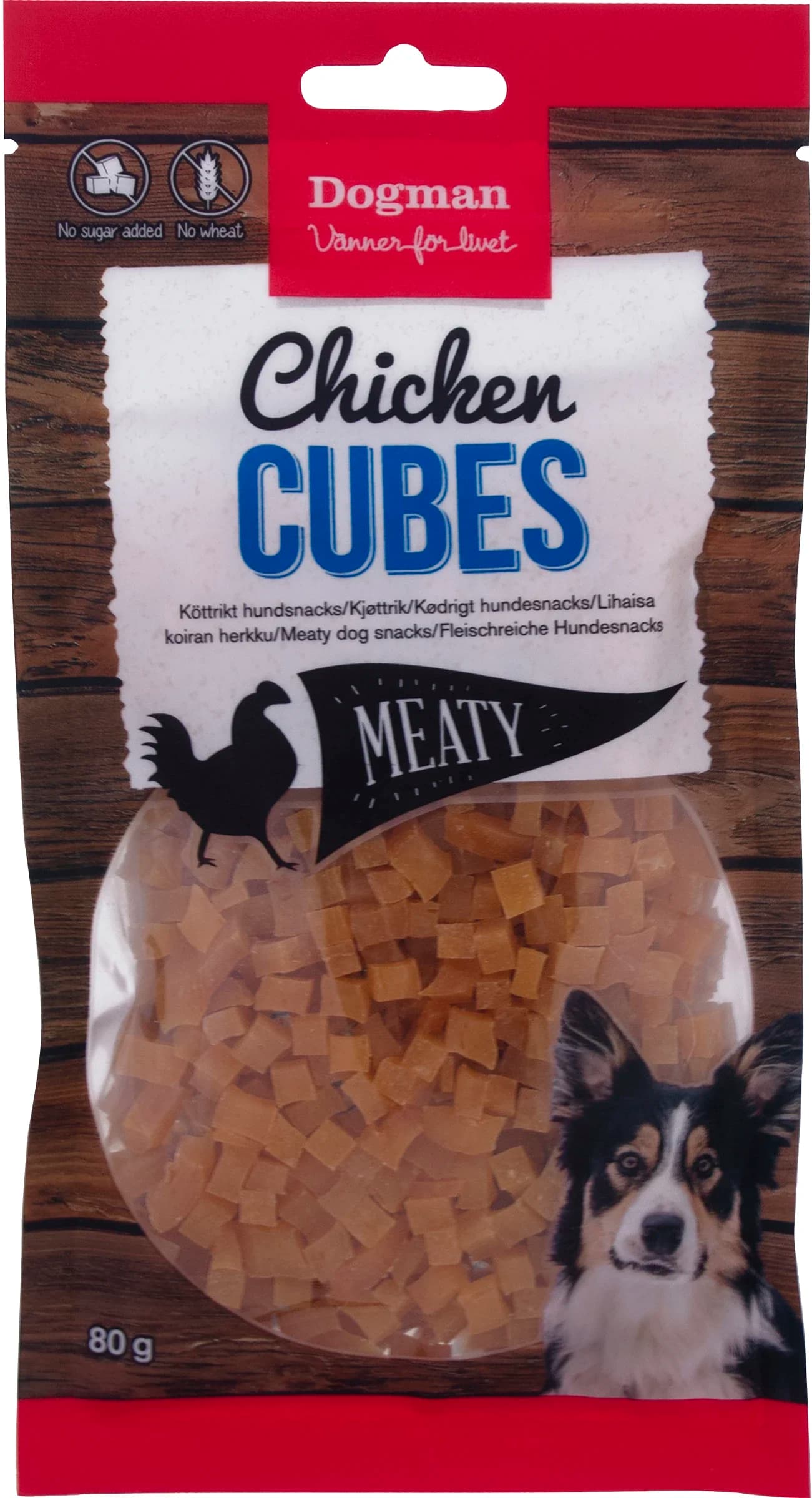 Dogman Chicken Cubes 80 g från Dogman – köp hos Apotek Hjärtat