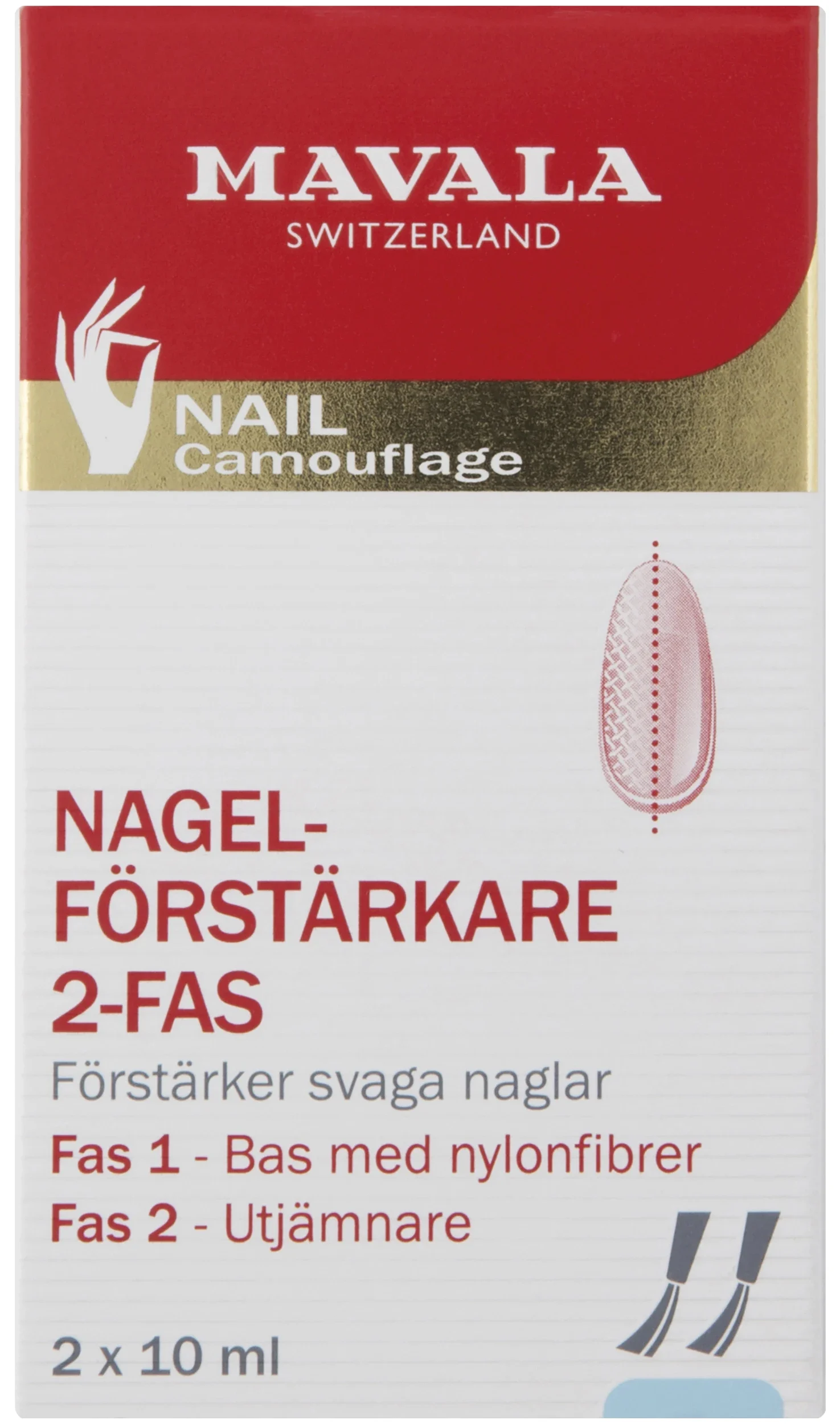 Mavala Nagelförstärkare 2-Fas 2x10 ml från MAVALA – köp hos Apotek Hjärtat