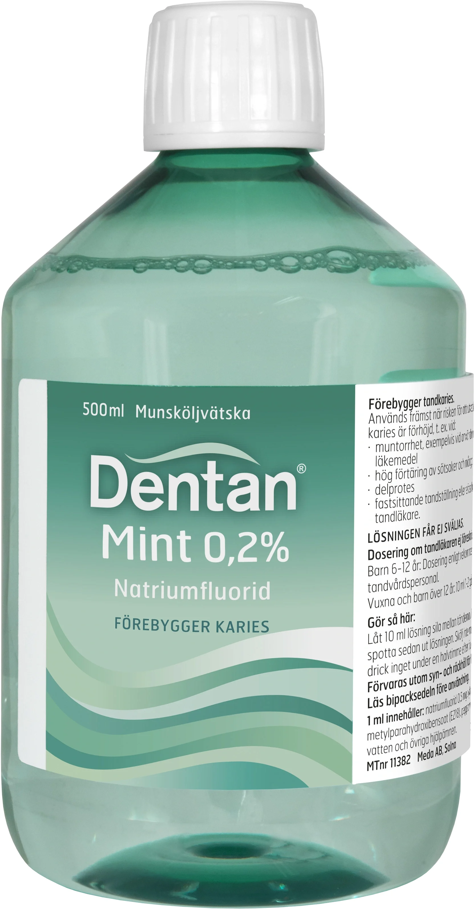 Dentan Mint munskölj 0,2 % 500 ml från Dentan – köp hos Apotek Hjärtat