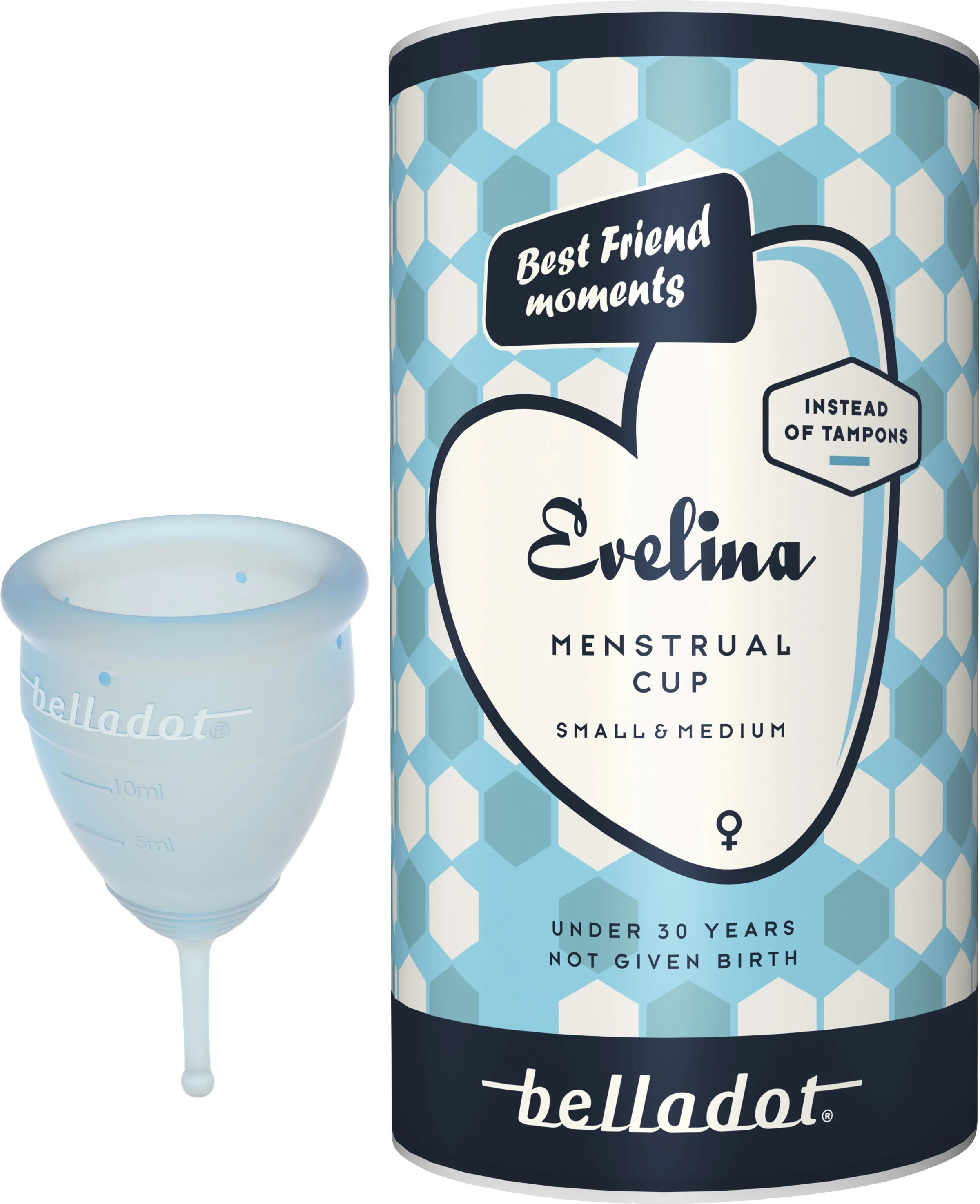 Belladot Evelina Menskopp 1 st Small & Medium från Belladot – köp hos Apotek Hjärtat
