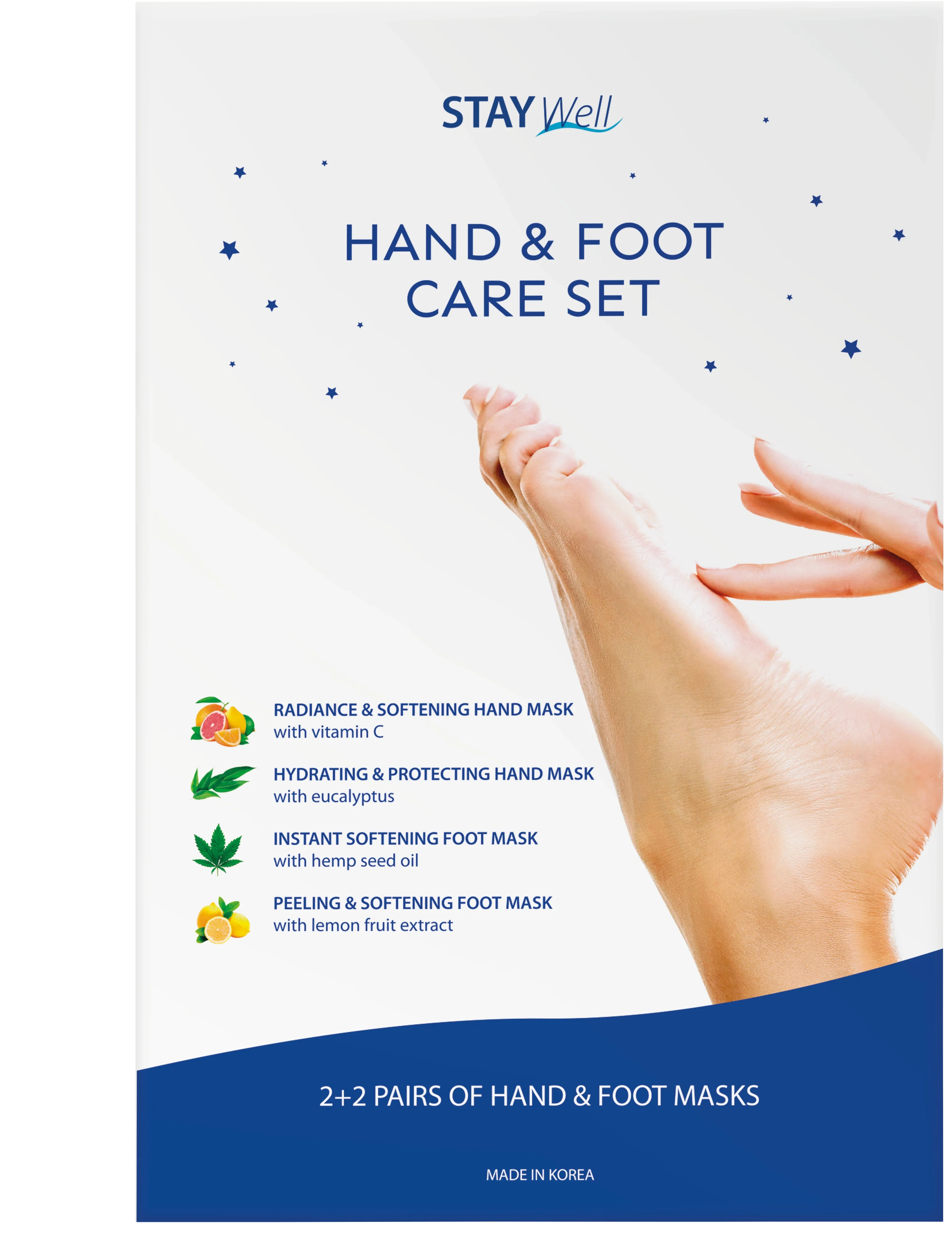 Stay Well Hand & Foot Care 4 Masks från Stay Well – köp hos Apotek Hjärtat