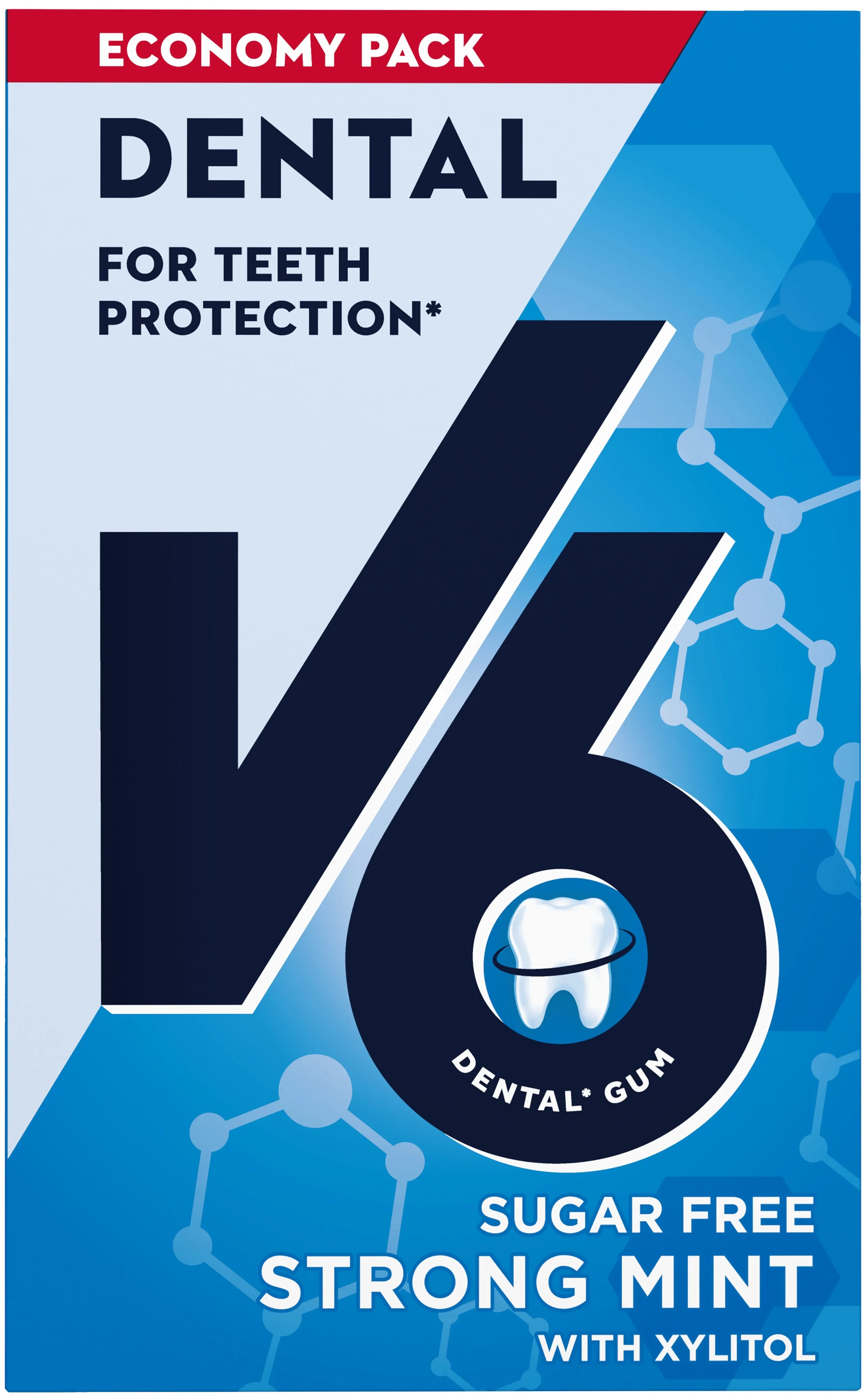 V6 Dental Care Strong Mint tuggummi 72g från V6 – köp hos Apotek Hjärtat