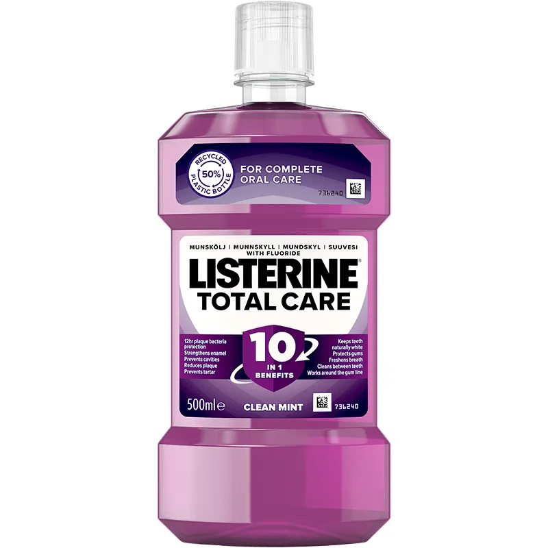 Listerine Total Care Munskölj 500 ml från Listerine – köp hos Apotek Hjärtat