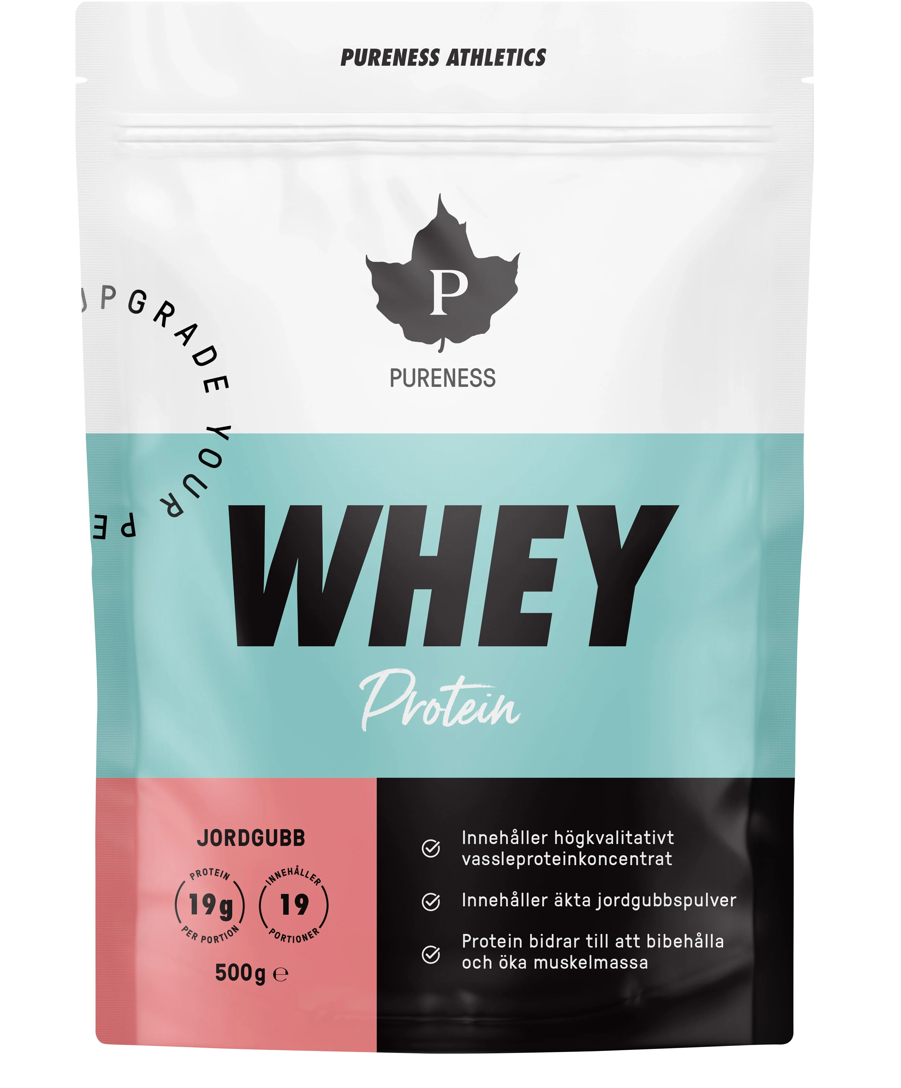 Pureness Athletics Whey Protein Jordgubb 500 g från Pureness – köp hos Apotek Hjärtat