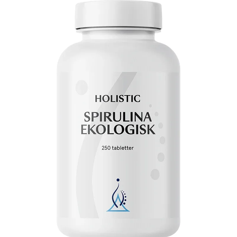 Holistic Sprirulina Ekologisk 250 st från Holistic – köp hos Apotek Hjärtat