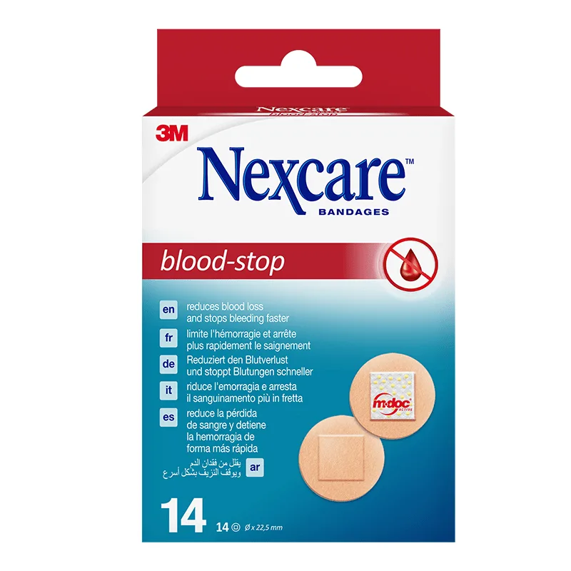 Nexcare Blood-Stop Plåster 14 st från Nexcare – köp hos Apotek Hjärtat