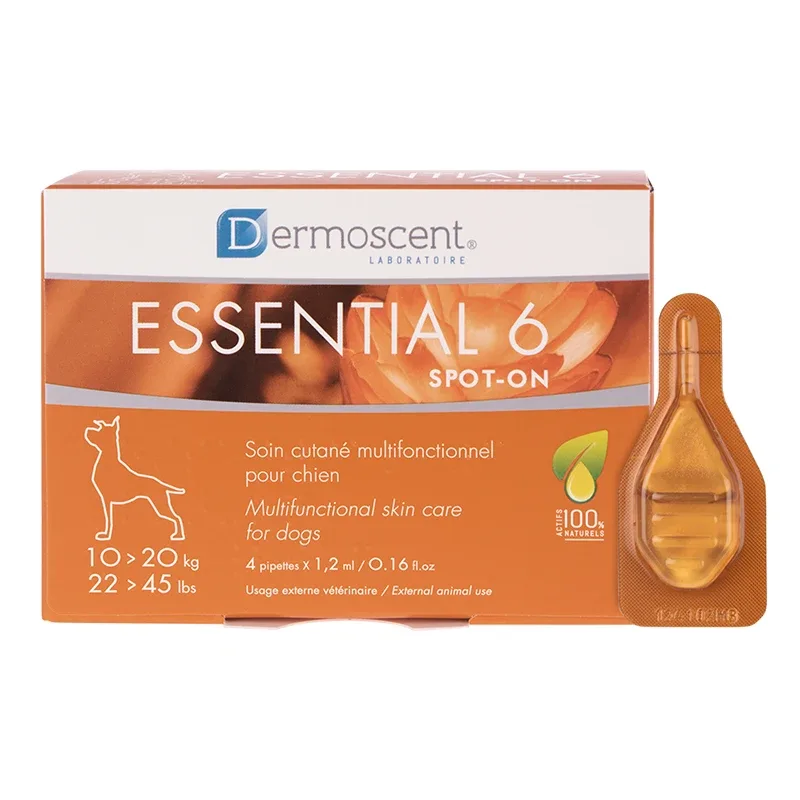 Dermoscent Essential 6® Spot-on för hundar 10-20 kg 4 x 1,2 ml från Dermoscent – köp hos Apotek Hjärtat