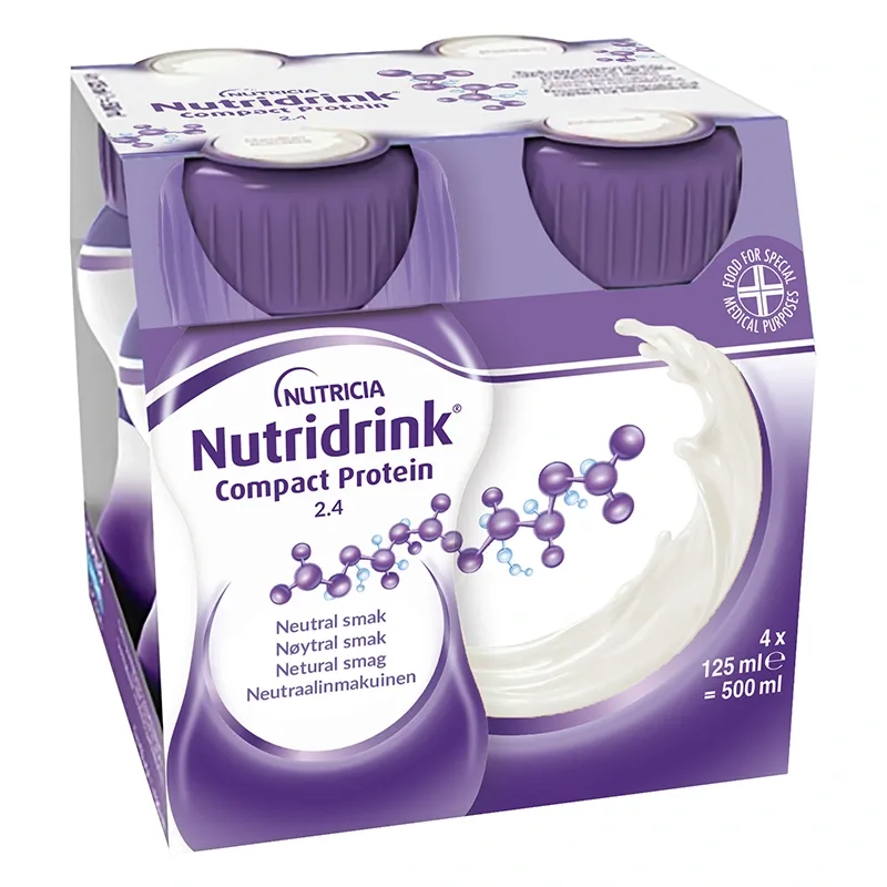 Nutridrink Compact Protein Neutral 4x125 ml från Nutridrink – köp hos Apotek Hjärtat