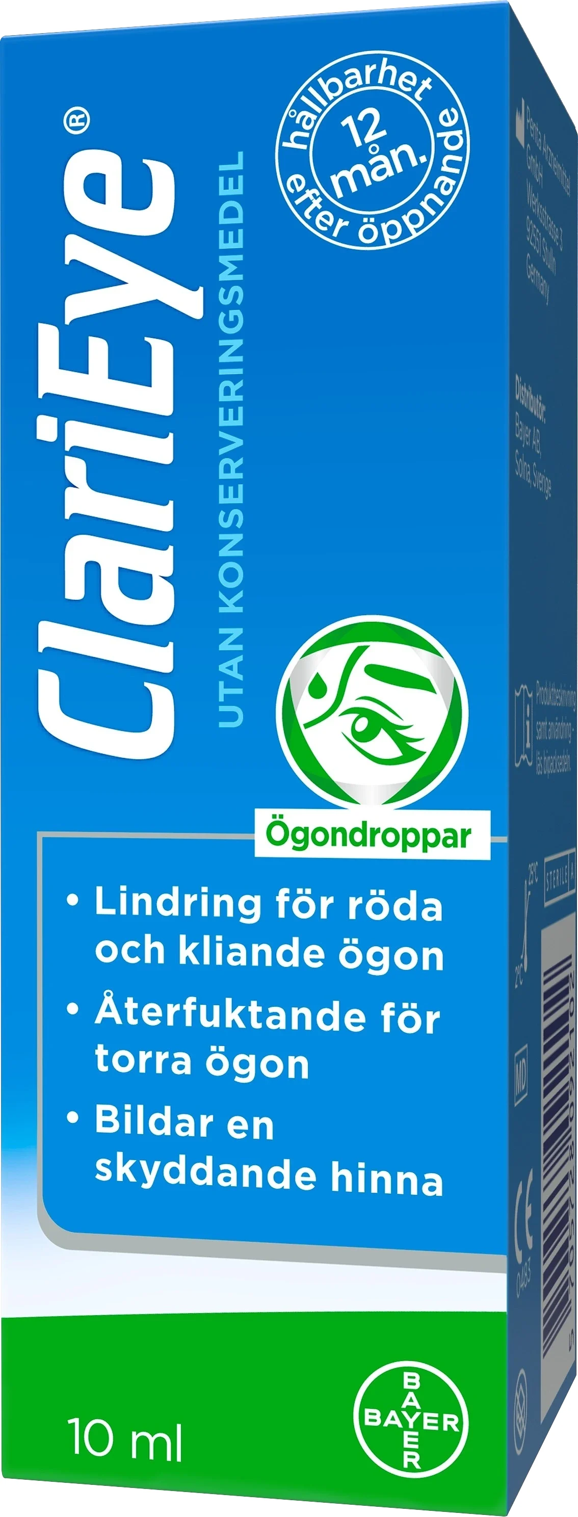 ClariEye Ögondroppar 10 ml från ClariEye – köp hos Apotek Hjärtat