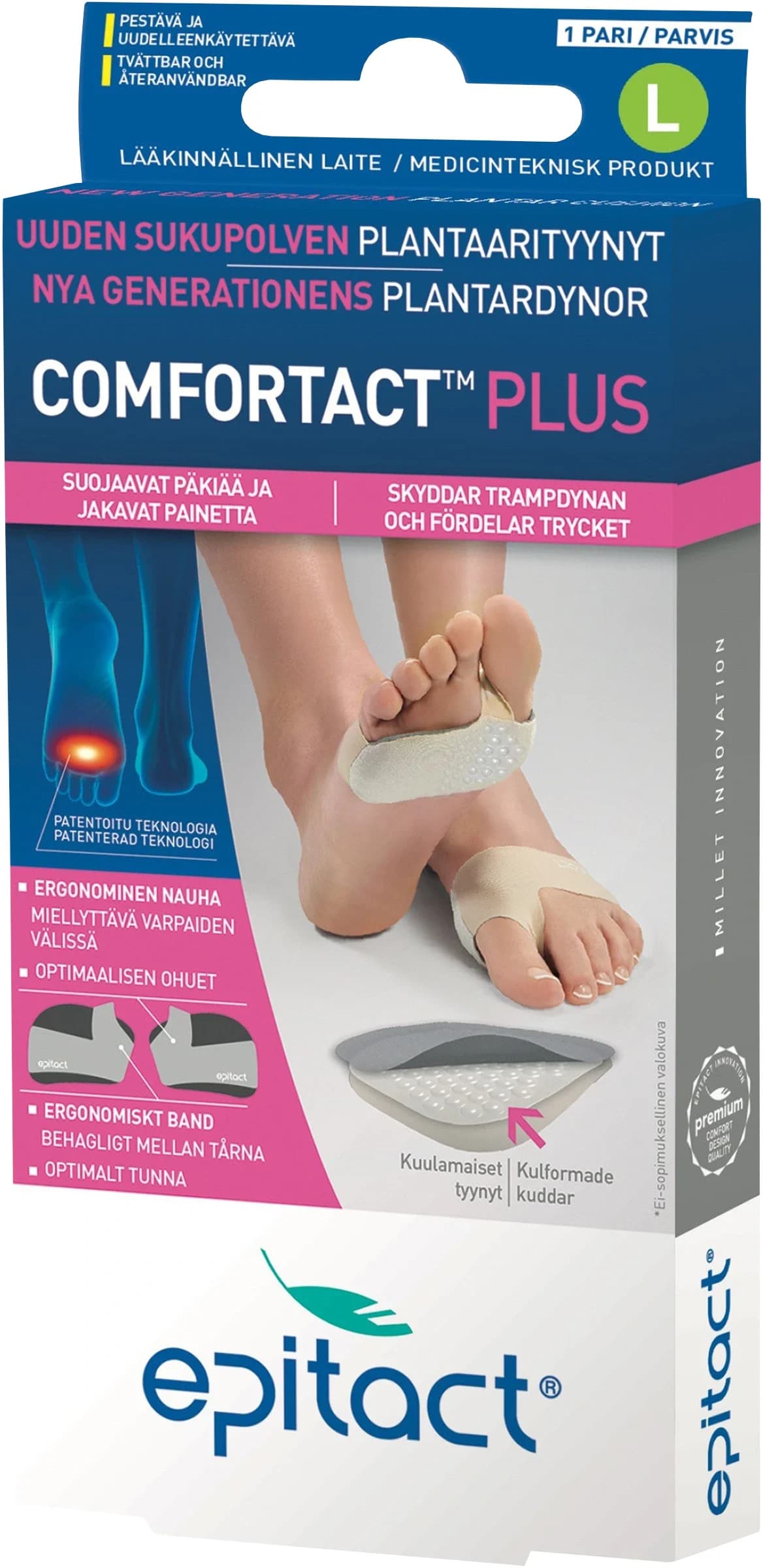 Epitact Comfortact Plus 2 st L från Epitact – köp hos Apotek Hjärtat