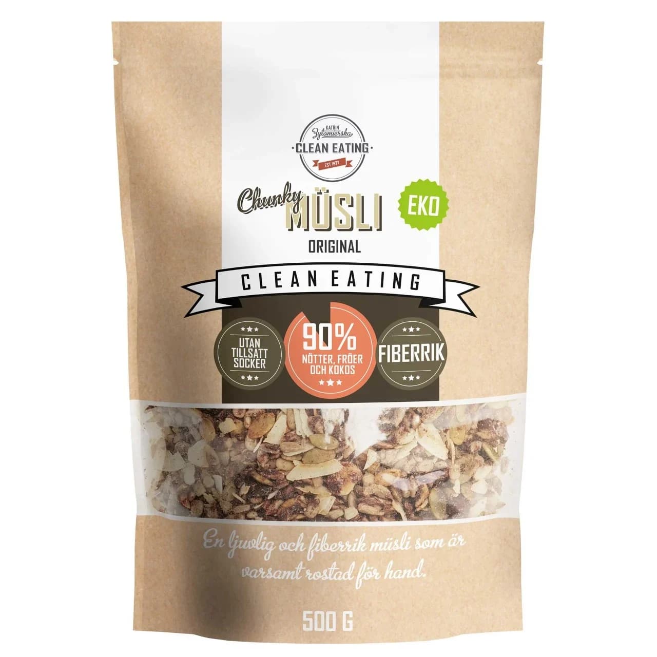 Clean Eating Müsli Chunky Original 500 g från Clean Eating – köp hos Apotek Hjärtat