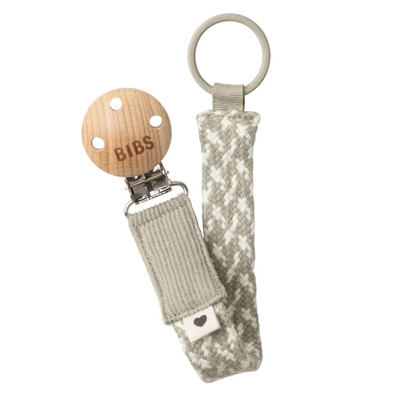 BIBS Pacifier Braid Napphållare Sand/Ivory från BIBS – köp hos Apotek Hjärtat
