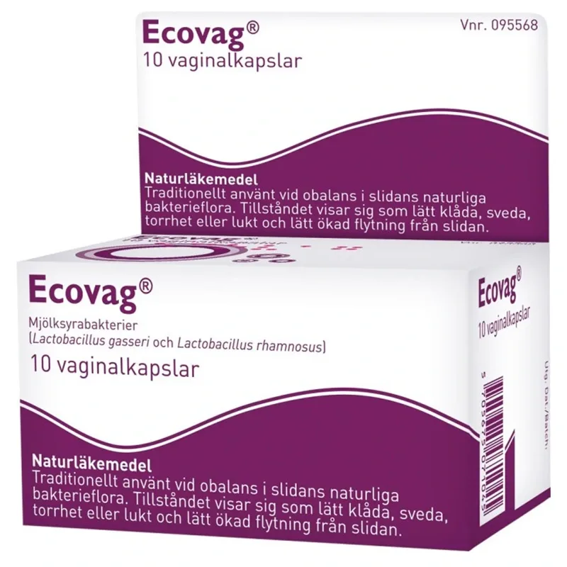 Ecovag vaginalkapsel 10 st från Ecovag – köp hos Apotek Hjärtat