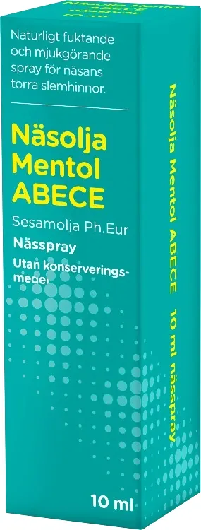 ABECE Näsolja Mentol 10 ml från ABECE – köp hos Apotek Hjärtat