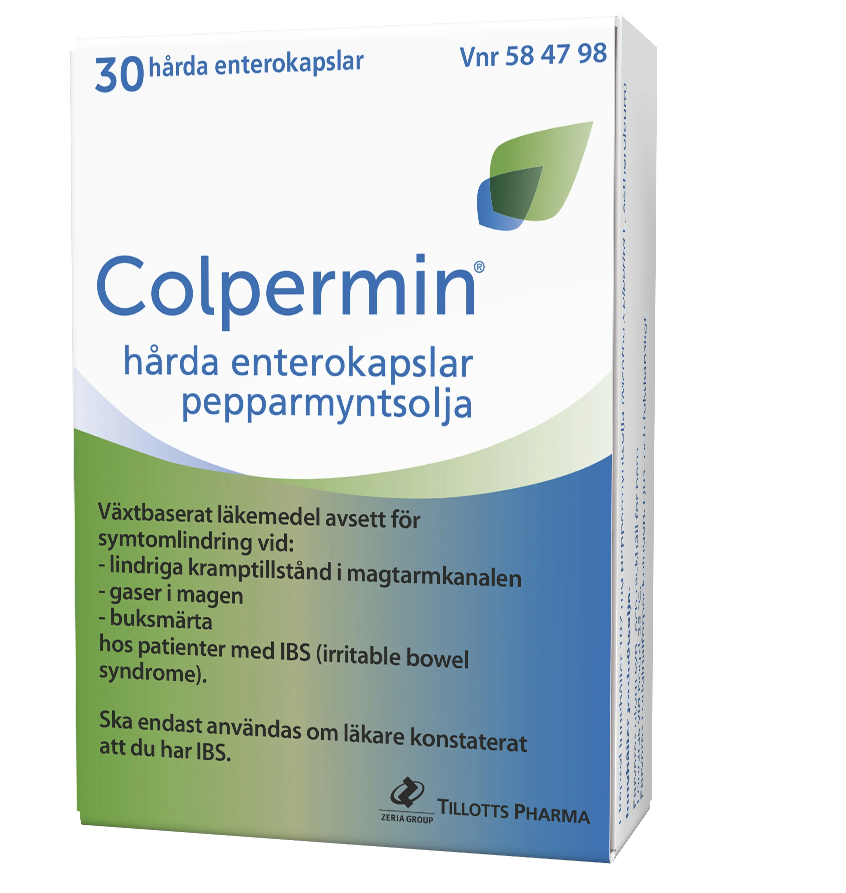 Colpermin® Enterokapsel, hård Blister, 30kapslar från Colpermin – köp hos Apotek Hjärtat