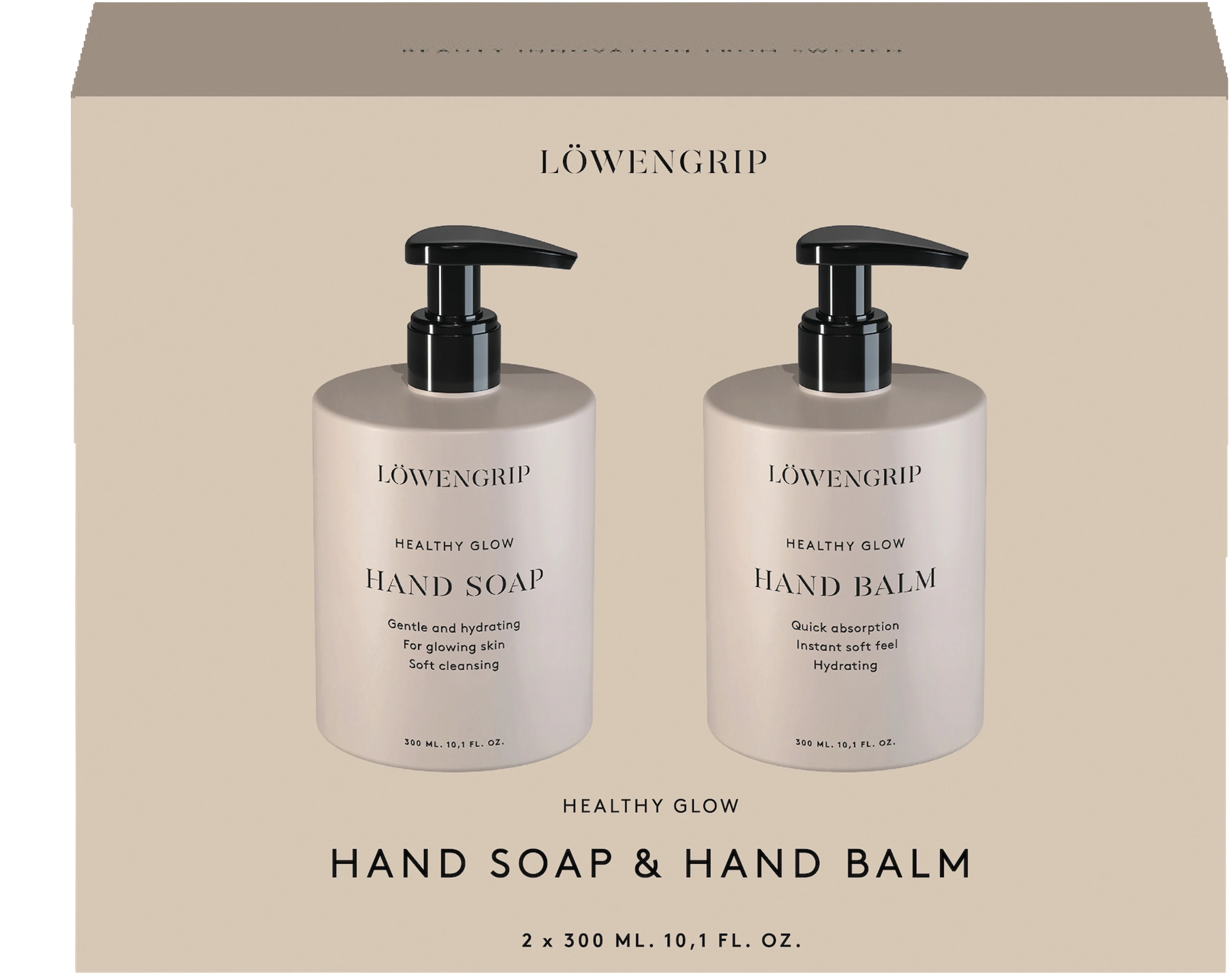 Löwengrip Healthy Glow Hand Soap & Balm Kit 2x300 ml från Löwengrip – köp hos Apotek Hjärtat