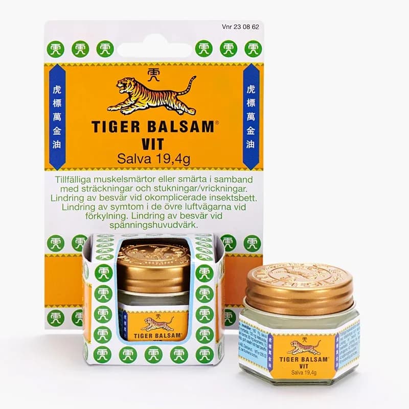 Tiger Balsam Vit salva 19,4 g från Tiger Balsam – köp hos Apotek Hjärtat