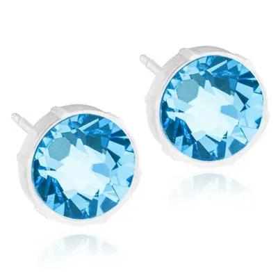 Blomdahl Aquamarine Örhängen 6mm från Blomdahl – köp hos Apotek Hjärtat