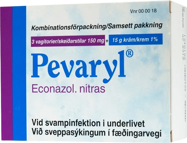 Pevaryl vagitorium och kräm 150 mg + 1% 1 st från Pevaryl – köp hos Apotek Hjärtat