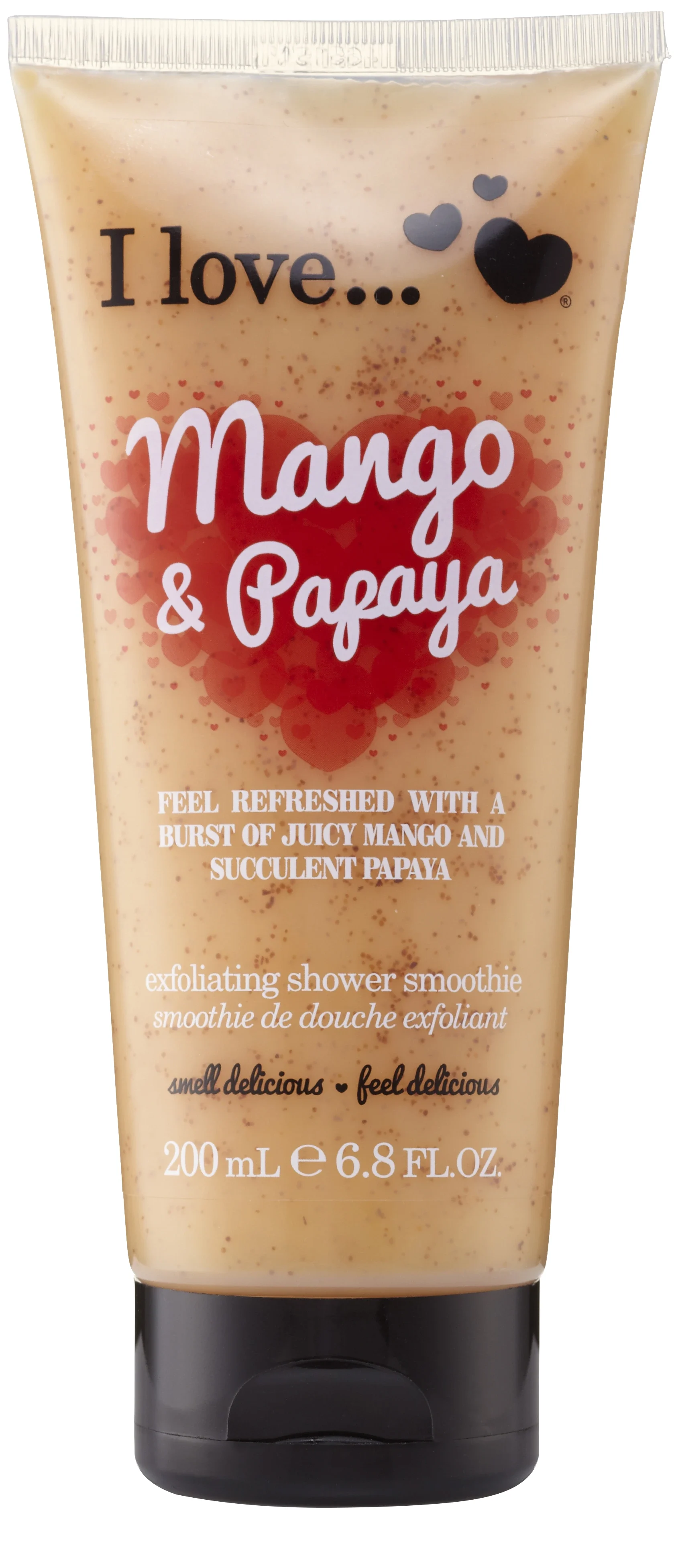 I LOVE Mango & Papaya Exfoliating Shower Smoothie 200 ml från I Love – köp hos Apotek Hjärtat