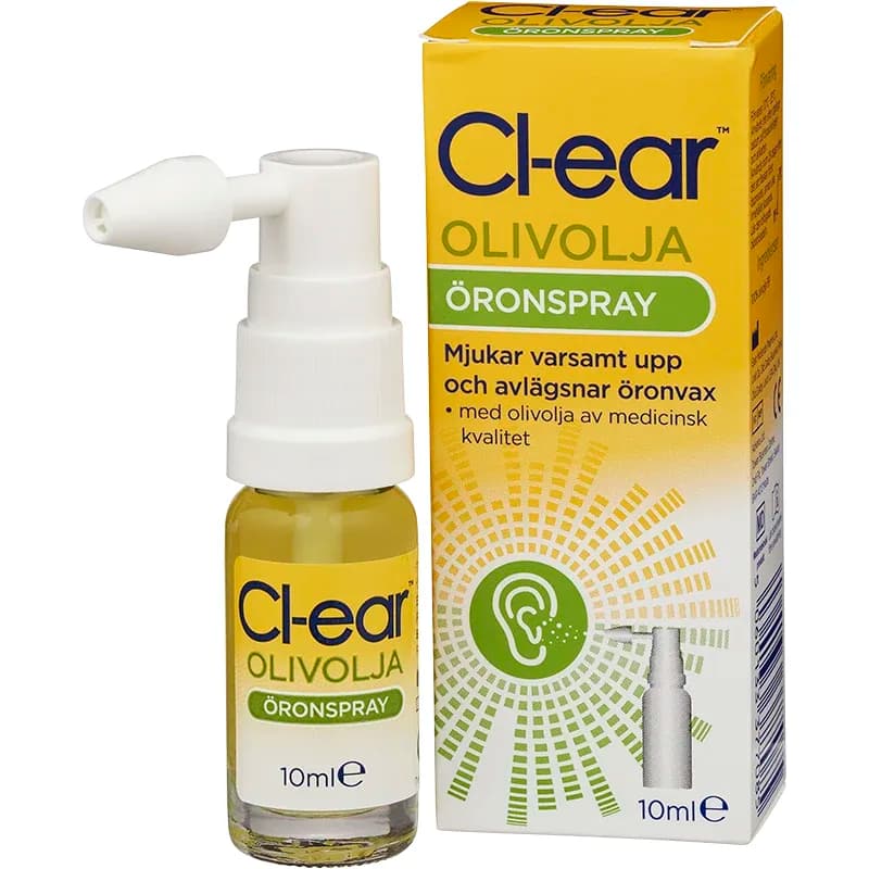 Cl-ear Öronspray Olivolja 10 ml från Cl-ear – köp hos Apotek Hjärtat