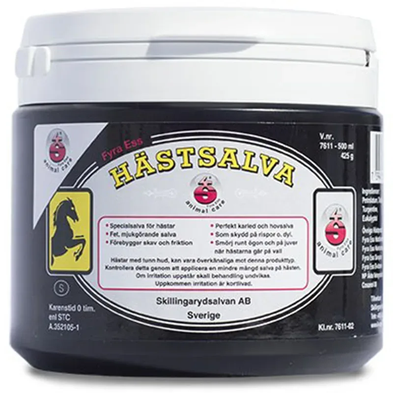 Fyra Ess Hästsalva 500 ml från Fyra Ess – köp hos Apotek Hjärtat