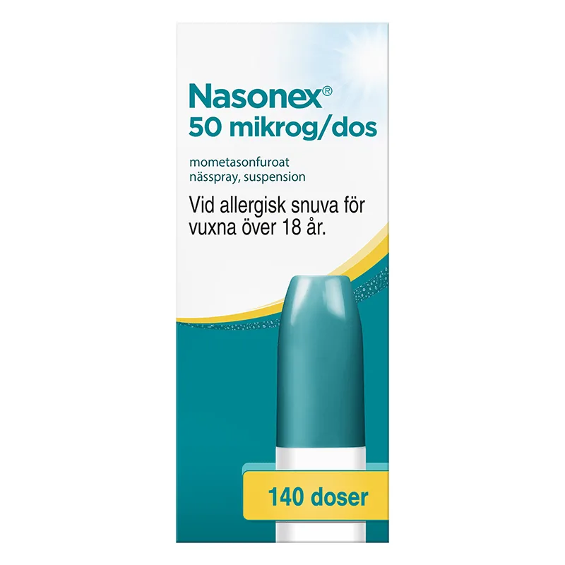 Nasonex nässpray suspension 50 µg/dos 140 doser från Nasonex – köp hos Apotek Hjärtat