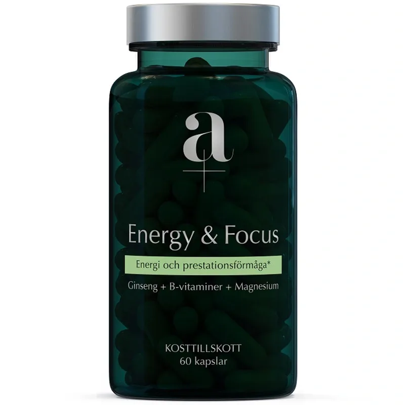 A+ Energy & Focus 60 kapslar från A+ – köp hos Apotek Hjärtat
