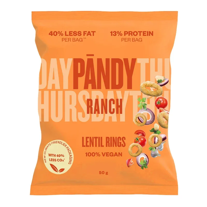 Pändy Lentil Chips Ranch 50 g från Pändy – köp hos Apotek Hjärtat
