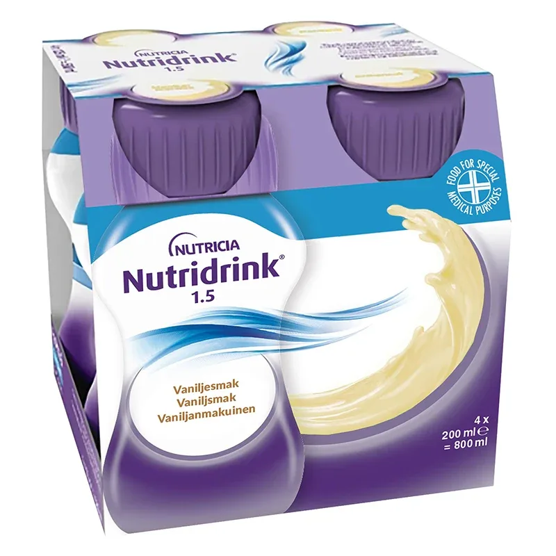 Nutridrink Vanilj 4x200 ml från Nutridrink – köp hos Apotek Hjärtat