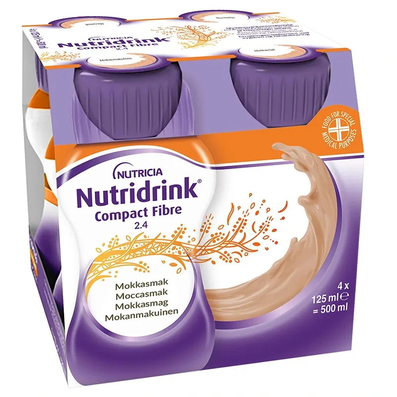 Nutridrink Compact Fibre Mocca 4x125ml från Nutridrink – köp hos Apotek Hjärtat