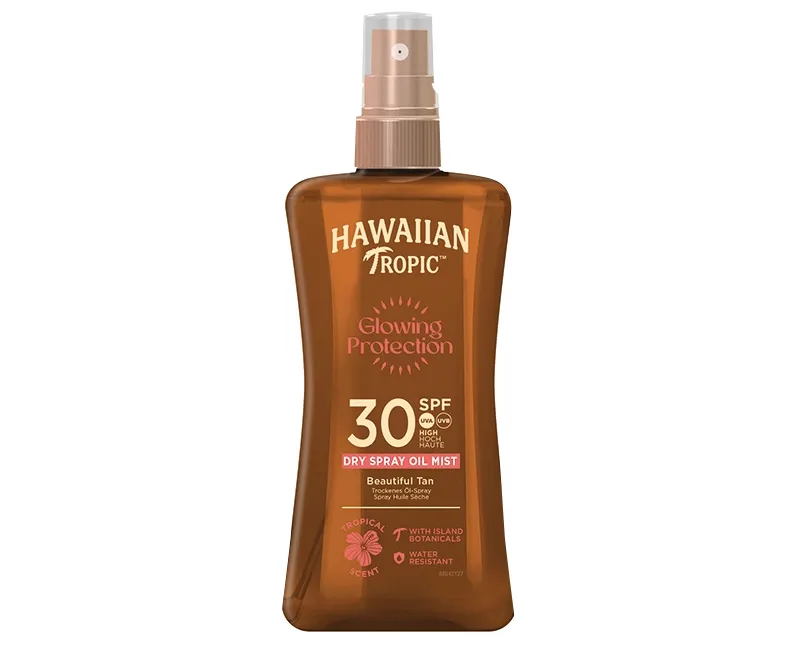 Hawaiian Tropic Glowing Protection Dry Oil Spray SPF 30, 200 ml från Hawaiian Tropic – köp hos Apotek Hjärtat