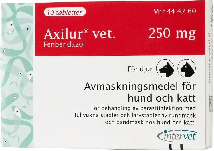Axilur vet. tablett för hund och katt 250 mg 10 st från Axilur – köp hos Apotek Hjärtat