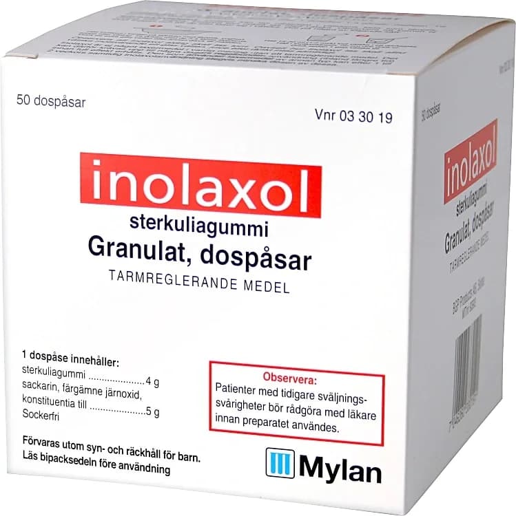 Inolaxol granulat dospåse 50 st från Inolaxol – köp hos Apotek Hjärtat