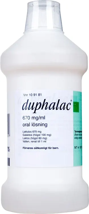 Duphalac oral lösning 670 mg/ml 1000 ml från Duphalac – köp hos Apotek Hjärtat